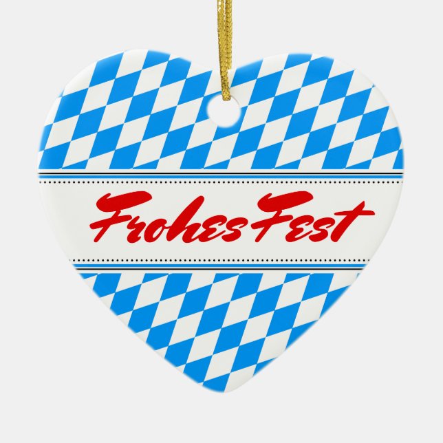 Bayerska Julgransprydnad Keramik (Framsidan)