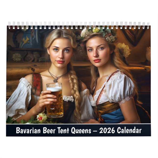 Bayerska öltält-drottningar – 2026 Kalender (Omslag)