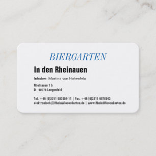 Bayerskt visitkort