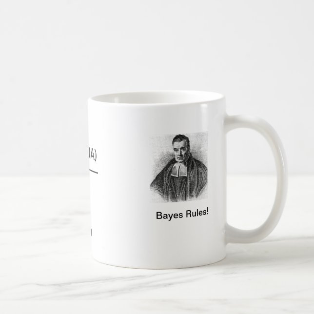 Bayes regler! kaffemugg (Höger)