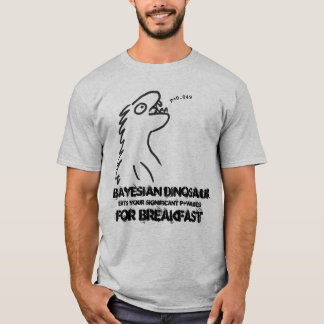 Bayesian dinosaurt-skjorta för statisticians t shirt