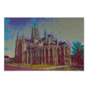 Bayeux Cathedral Fototryck