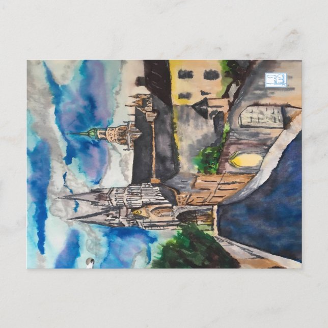 Bayeux Cathedral Frankrike Vykort (Framsida)