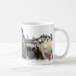 Bayeux frankrike kaffemugg