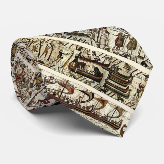 BAYEUX TAPESTRY 1066 Battle of Hastings Mönster Slips (Rullad)