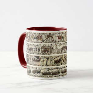 BAYEUX TAPESTRY 1066 Battle of Hastings Mugg