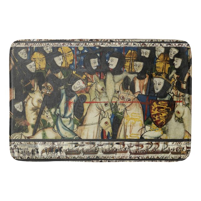 BAYEUX TAPESTRY 1066 Kung Harold Badrumsmatta (Framsidan)