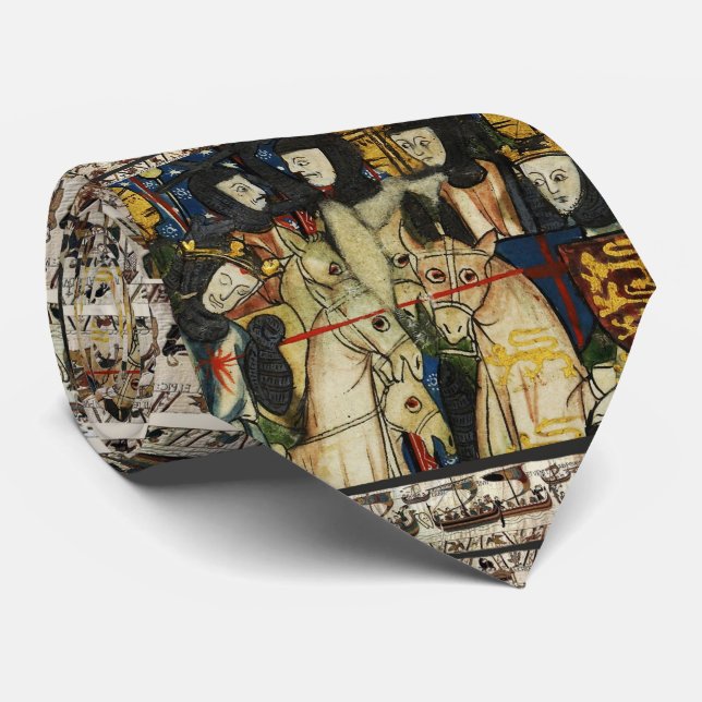 BAYEUX TAPESTRY 1066 Kung Harold Slips (Rullad)