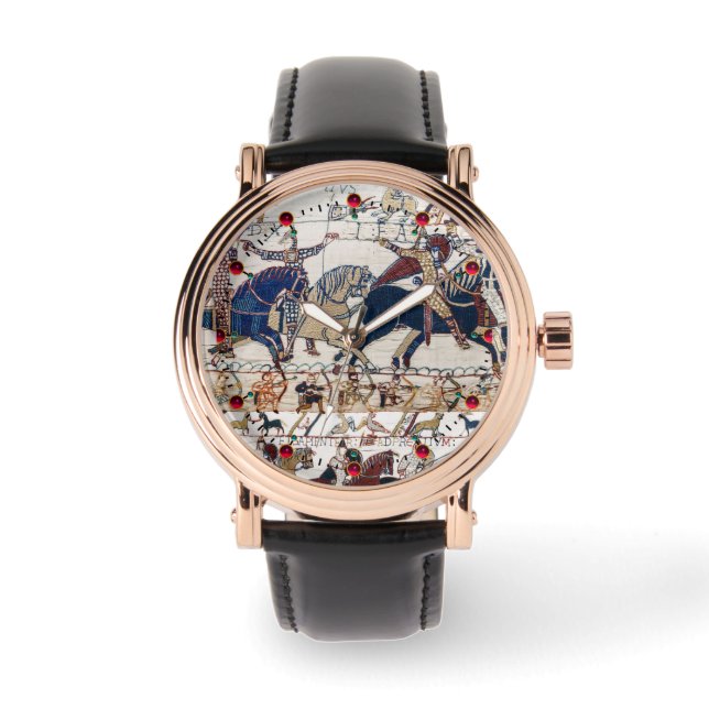 BAYEUX TAPESTRY 1066 NORMAN KNIGHTS AND ARCHERS ARMBANDSUR (Framsida)