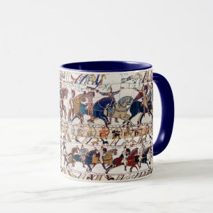 BAYEUX TAPESTRY 1066 NORMAN KNIGHTS AND ARCHERS MU MUGG