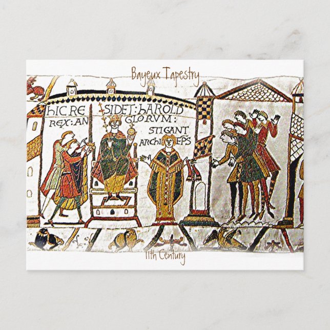 Bayeux Tapestry -a2 vykort (Framsida)