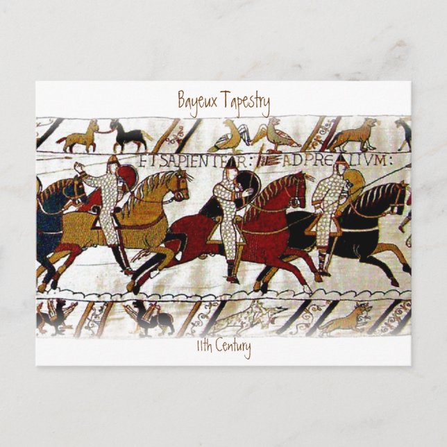 Bayeux Tapestry a2 Vykort (Framsida)