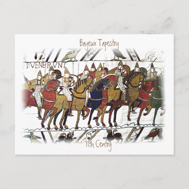 Bayeux Tapestry -a7 vykort (Framsida)