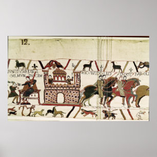 Bayeux Tapestry Earl Harold till Duke of Normany Poster