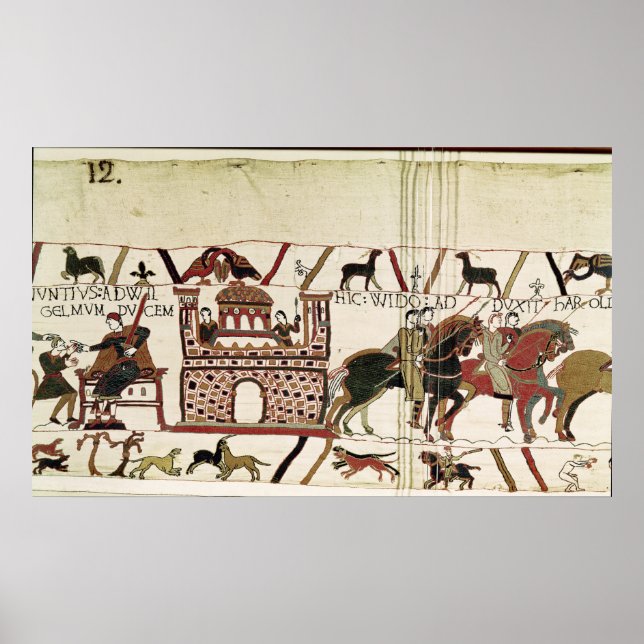 Bayeux Tapestry Earl Harold till Duke of Normany Poster (Framsidan)
