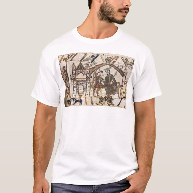 Bayeux Tapestry. Edward Bekännaren. T Shirt (Framsida)