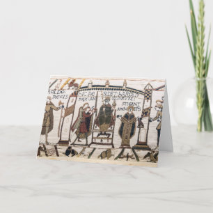 Bayeux Tapestry - Kung Harold Coronation Kort