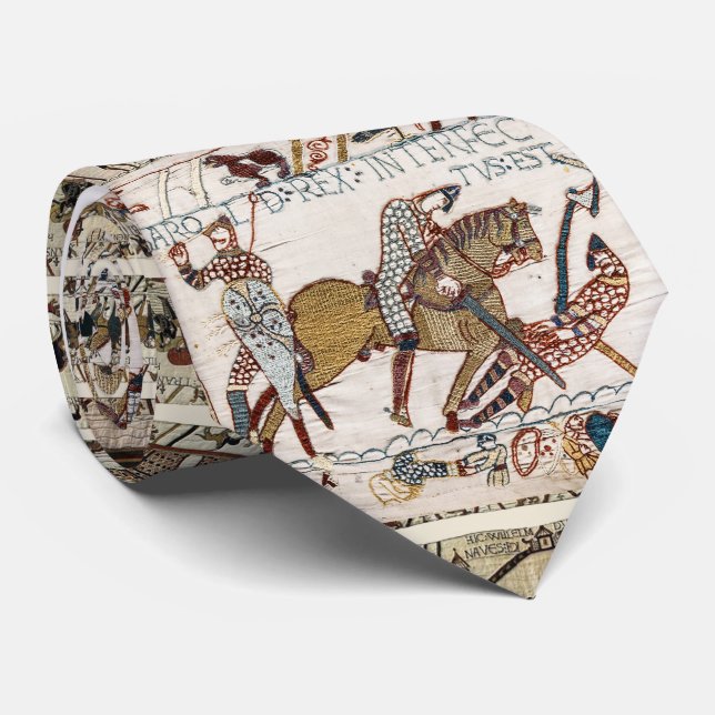 BAYEUX TAPESTRY Kung Harold dog i slaget Slips (Rullad)