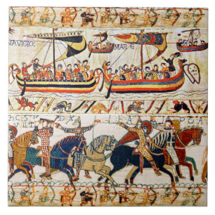 BAYEUX TAPESTRY NORMAN KNIGHTS,VIKING FRAKTASS,ARC KAKELPLATTA