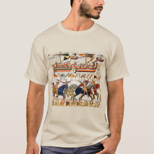 BAYEUX TAPESTRY NORMAN KNIGHTS,VIKING FRAKTASS,ARC T SHIRT