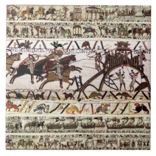 BAYEUX TAPESTRY SIEGE OF DINAN,ATTACK TO CASTLE KAKELPLATTA