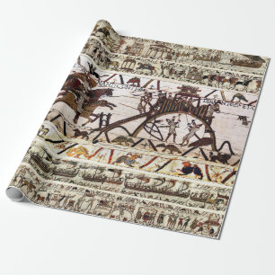 BAYEUX TAPESTRY SIEGE OF DINAN,ATTACK TO CASTLE PRESENTPAPPER