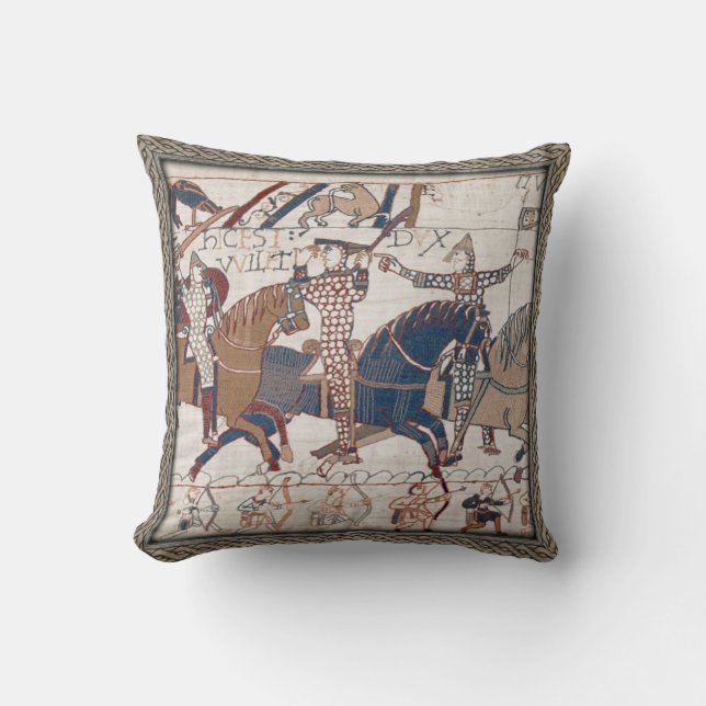 Bayeux Tapestry William i Battle Dekorativ kudde (Framsida)