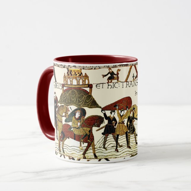 BAYEUX TAPESTRY William vid Mont Saint-Michel Mugg (Framsida vänster)