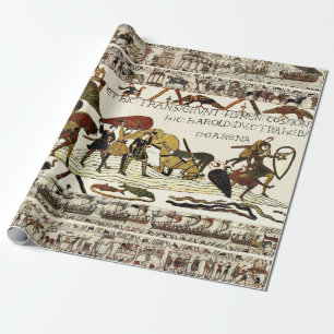 BAYEUX TAPESTRY William vid Mont Saint-Michel Presentpapper