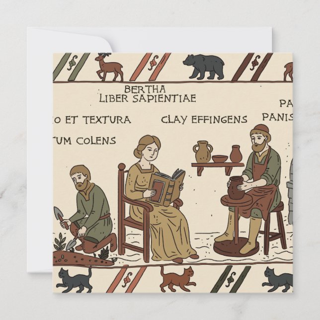 bayeux-tapetparodi kort (Framsida)