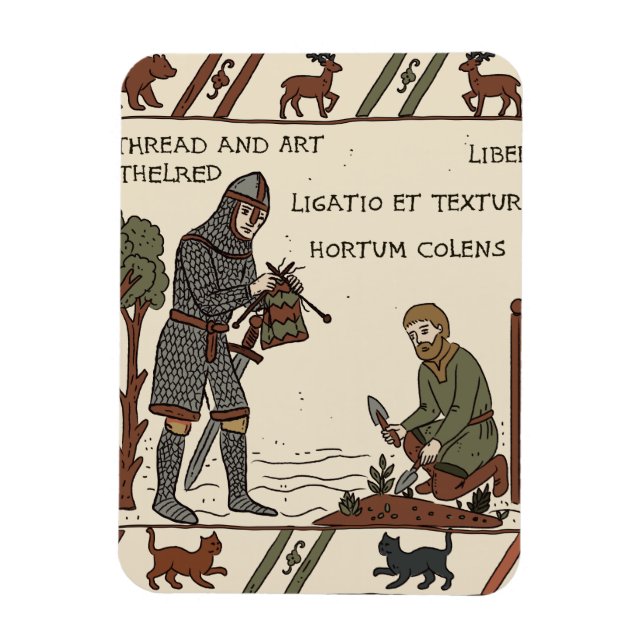 bayeux-tapetparodi magnet (Vertikal)