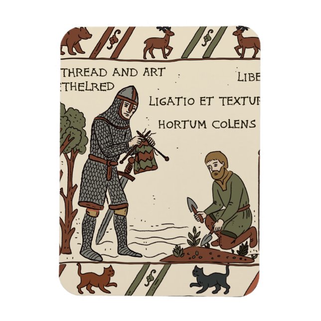 bayeux-tapetparodi magnet (Vertikal)