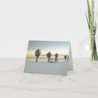 Bayfront-kort med snö kort