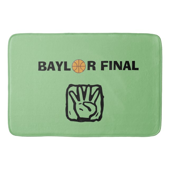 Baylor Final Four Badrumsmatta (Framsidan)
