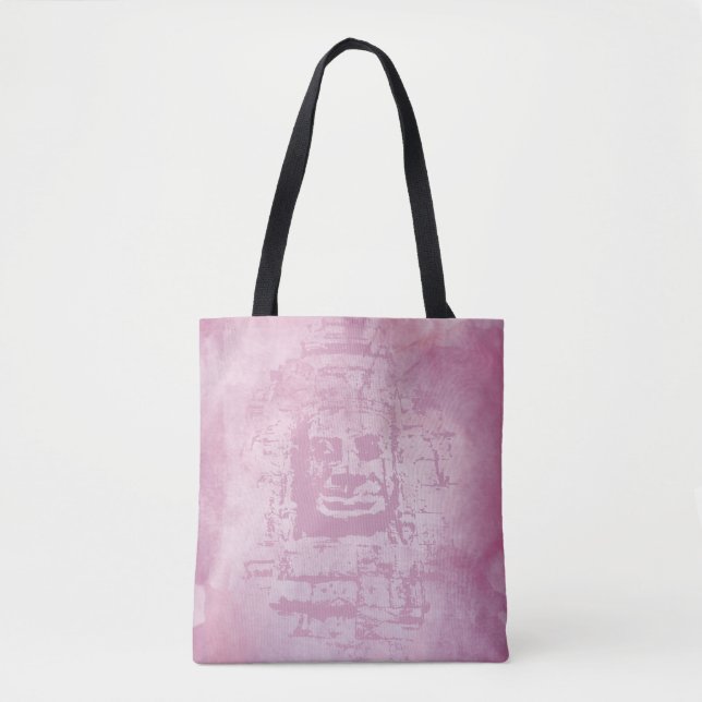 Bayon Ansikte Rosa Tygkasse (Framsida)