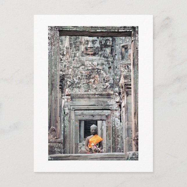 Bayon Temple, Angkor Thom, Kambodja Vykort (Framsida)