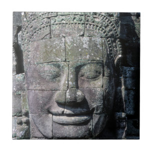 Bayon Temple in Angkor Wat - Kambodja Kakelplatta