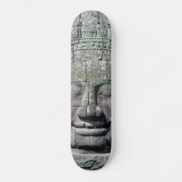 Bayon Temple in Angkor Wat - Kambodja Mini Skateboard Bräda 18,5 Cm