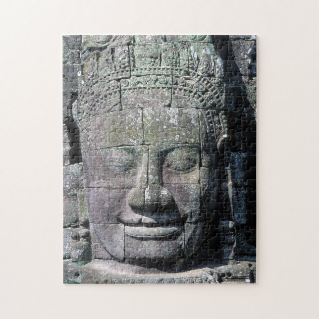 Bayon Temple in Angkor Wat - Kambodja Pussel (Vertikal)