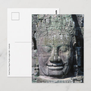 Bayon Temple in Angkor Wat - Kambodja Vykort