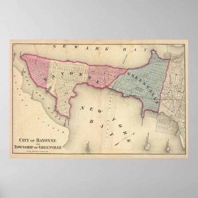 Bayonne Greenville Township Poster (Framsidan)