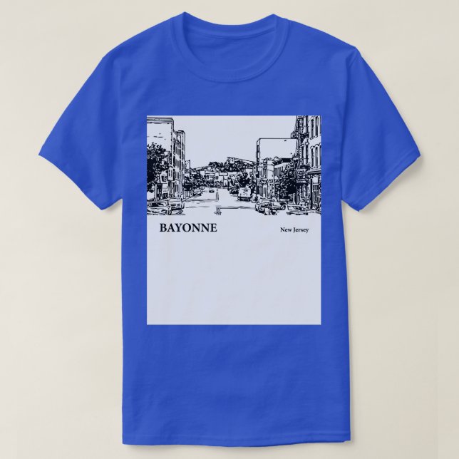 Bayonne New jersey 3 T Shirt (Design framsida)