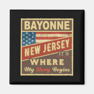 Bayonne Nj Det är där min berättelse börjar Magnet
