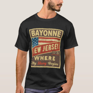 Bayonne Nj Det är där min berättelse börjar T Shirt