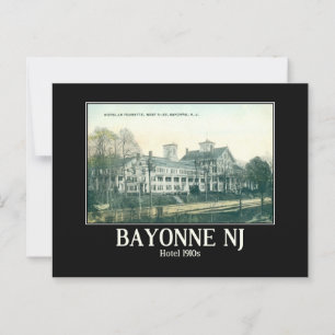 Bayonne NJ, Hotel La Tourette 1910-talet Vykort