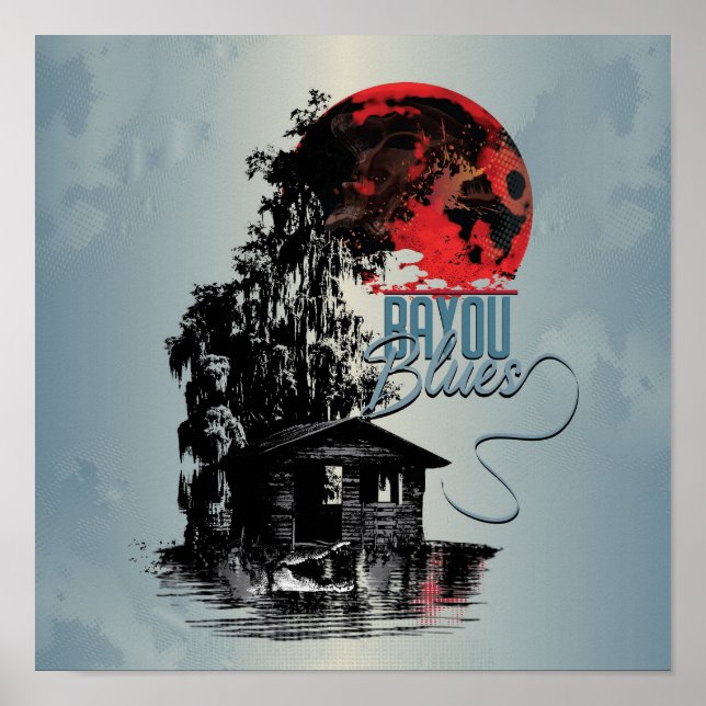 Bayou Blues Poster (Framsidan)
