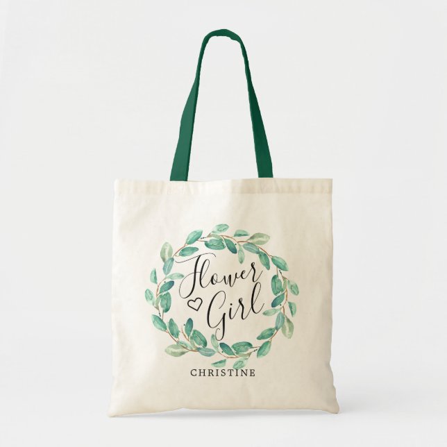 Bayou Botanicals Greenery | Flower Girl Tygkasse (Framsidan)