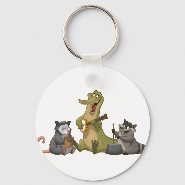 Bayou Jug Band Keychain Nyckelring (Framsida)