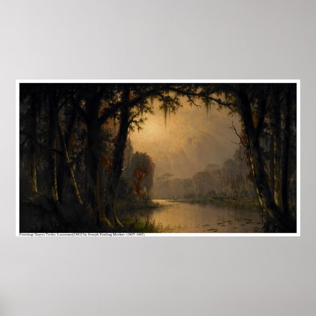 Bayou Teche, Louisiana[1883] Poster (Framsidan)
