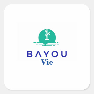 Bayou Vie Stickers Fyrkantigt Klistermärke